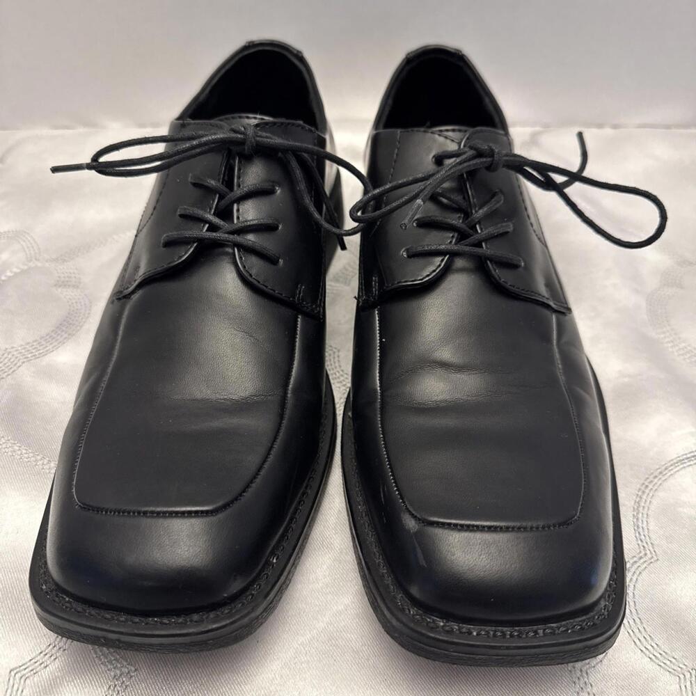 Corelli Men’s Black Leather Dress Shoes Lace Up Marten Size 10